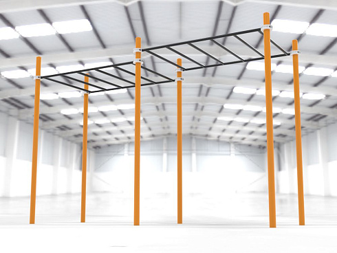 Рукоход двухуровневый для Воркаут SP WRK-02_76mm