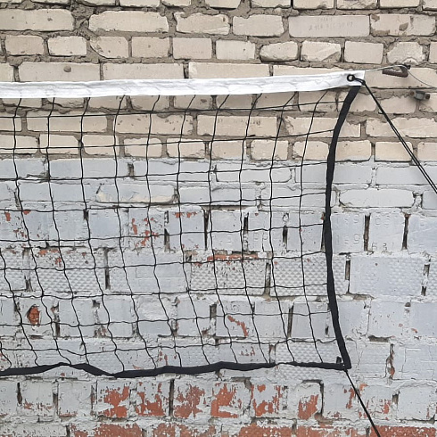 Сетка волейбольная тренировочная d=3,0 с тросом (А490)