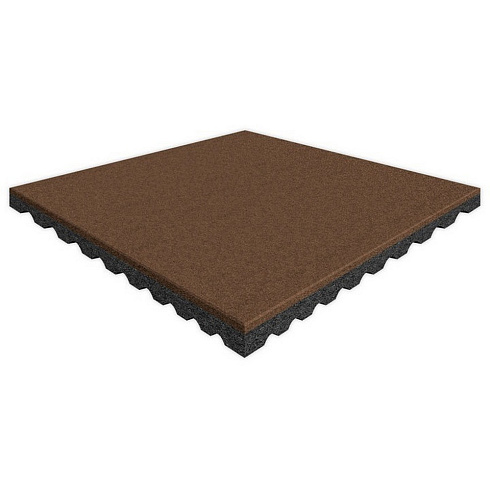 Резиновая плитка с грунтозацепами 500х500, 40 мм