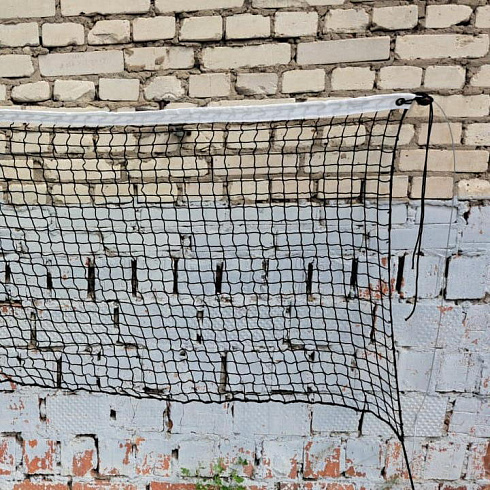 Сетка универсальная (волейбол, теннис, бадминтон) 9,5х1м, яч.40х40мм, с тросом (UNI)