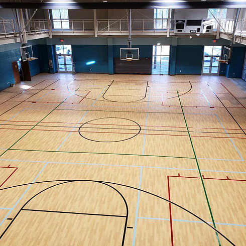 Спортивный линолеум NEOFOLD 60 + Wood